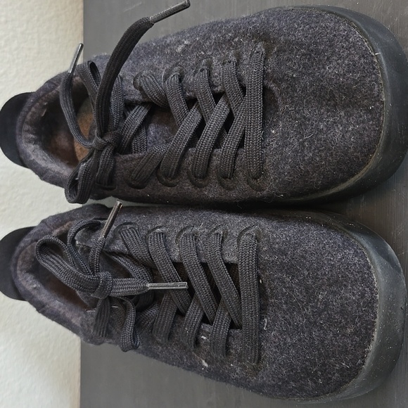 Allbirds Black Wool Sneakers Size 8 - Picture 5 of 8